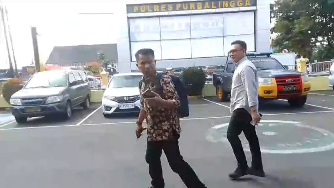 Ketua DPRD Purbalingga HR Bambang Irawan diperiksa Polres