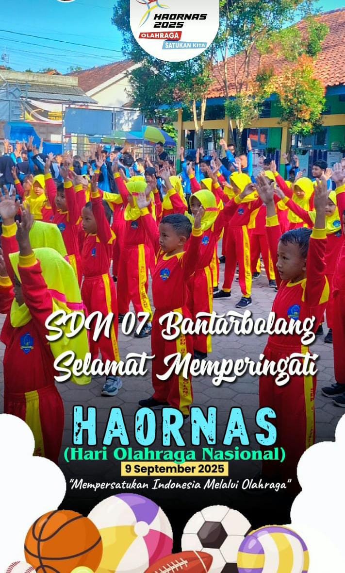 Siswa-Siswi SDN 07 Bantarbolang Pemalang Gelar Senam Indonesia Sehat dalam Rangka Peringatan Haornas