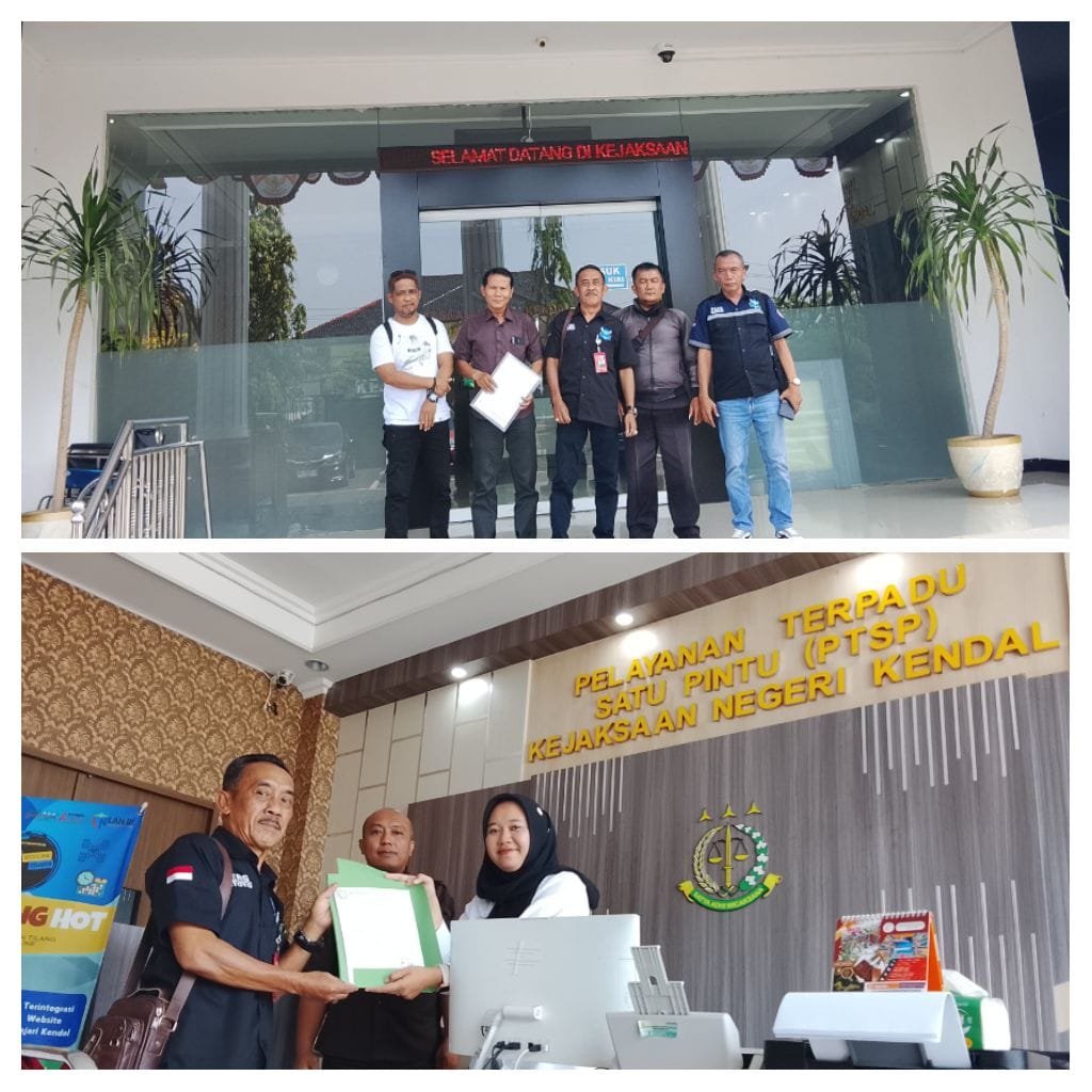 Aliansi Media Online &amp; LSM Semarang Laporkan Dugaan Pungli PTSL di Desa Ngesrep Balong ke Kejari Kendal