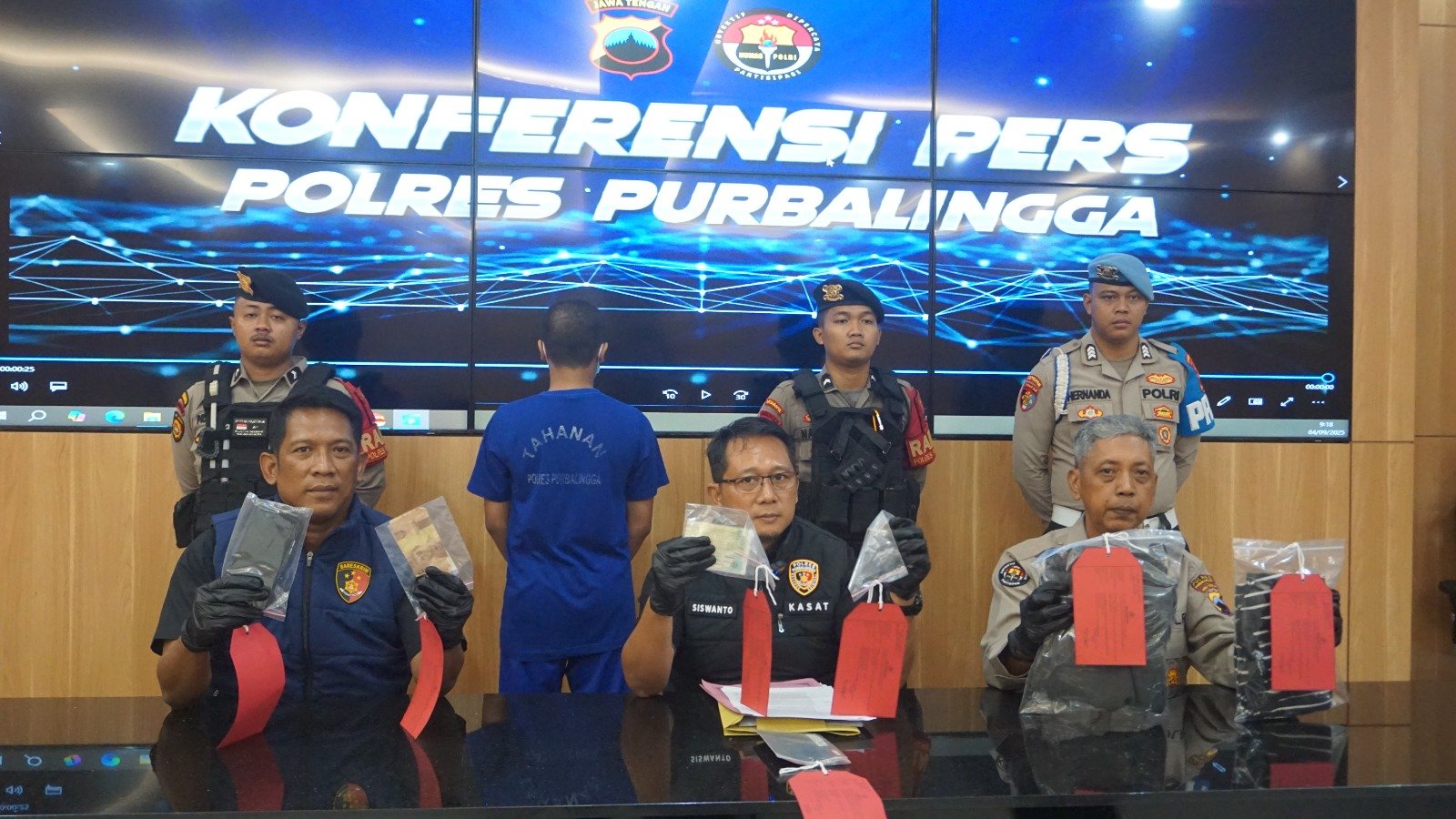 Satreskrim Polres Purbalingga Ungkap Kasus Curanmor di Tempat Kos