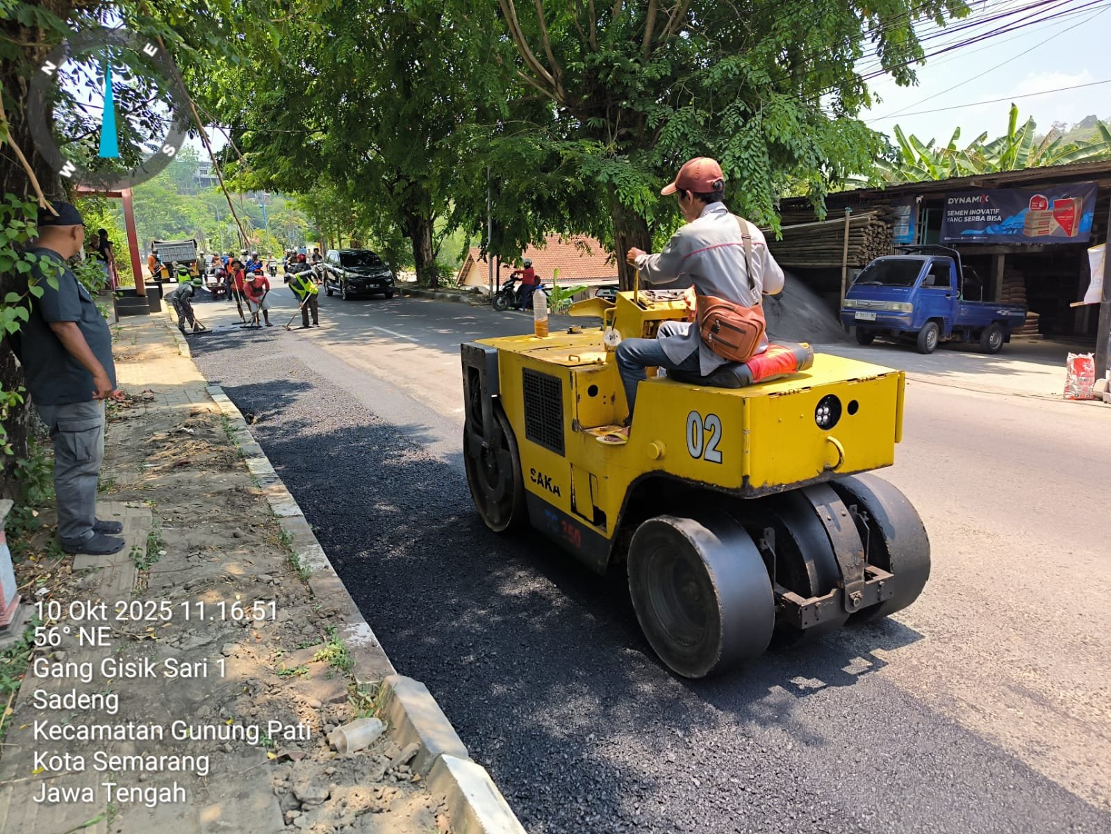 Aktivis LSM Satrio Pandawa Apresiasi Langkah Cepat DPU Kota Semarang Perbaiki Jalan Rusak