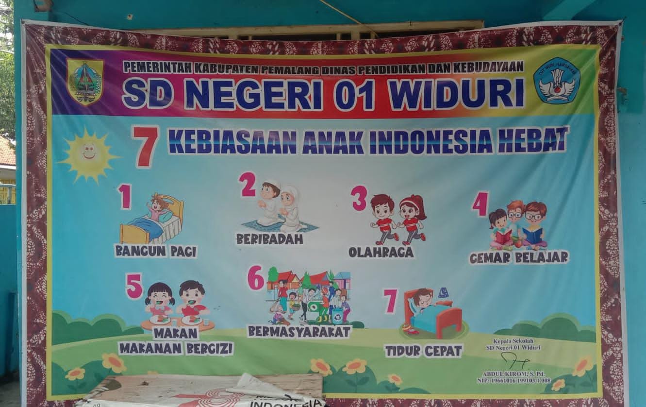Pemutaran Film Edukasi di SDN 01 Widuri Pemalang