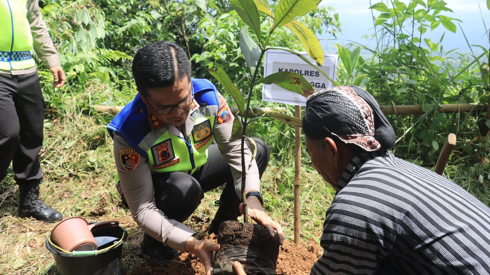 Kolaborasi Polres Purbalingga dan Masyarakat Dorong Konservasi Mata Air Berbasis Budaya