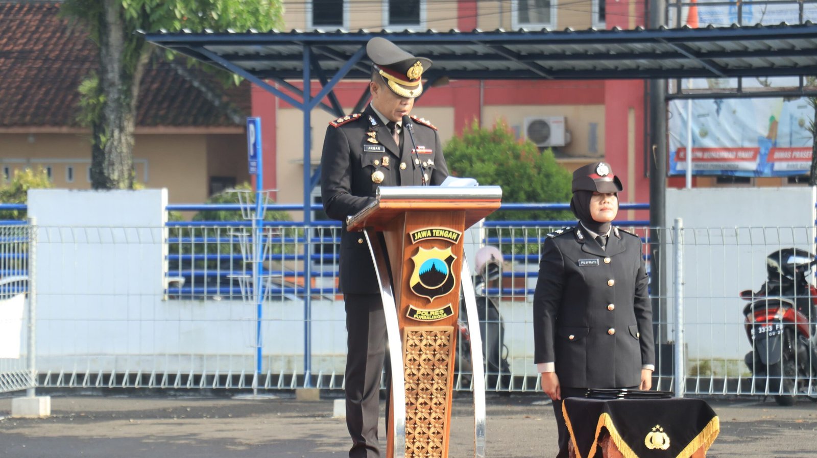 Upacara Peringatan Hari Ibu, Kapolres Purbalingga Bacakan Amanat Menteri PPPA