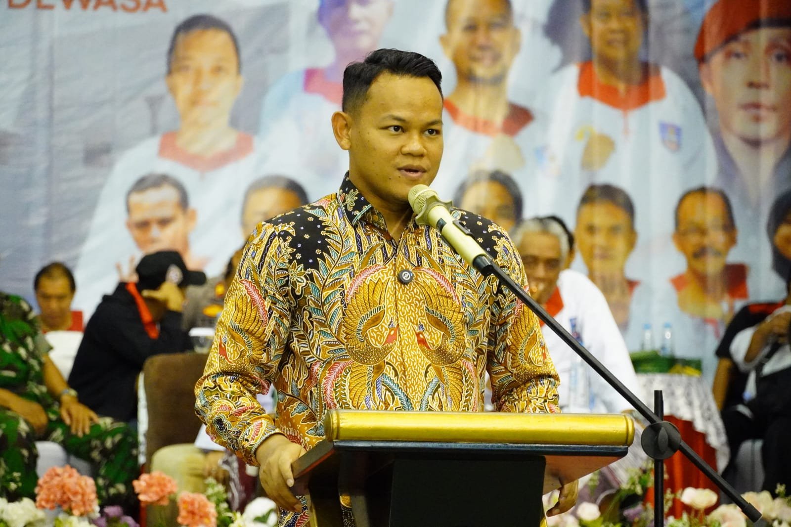 Bupati Fahmi Membuka  Kejurda–UKTDA Merpati Putih