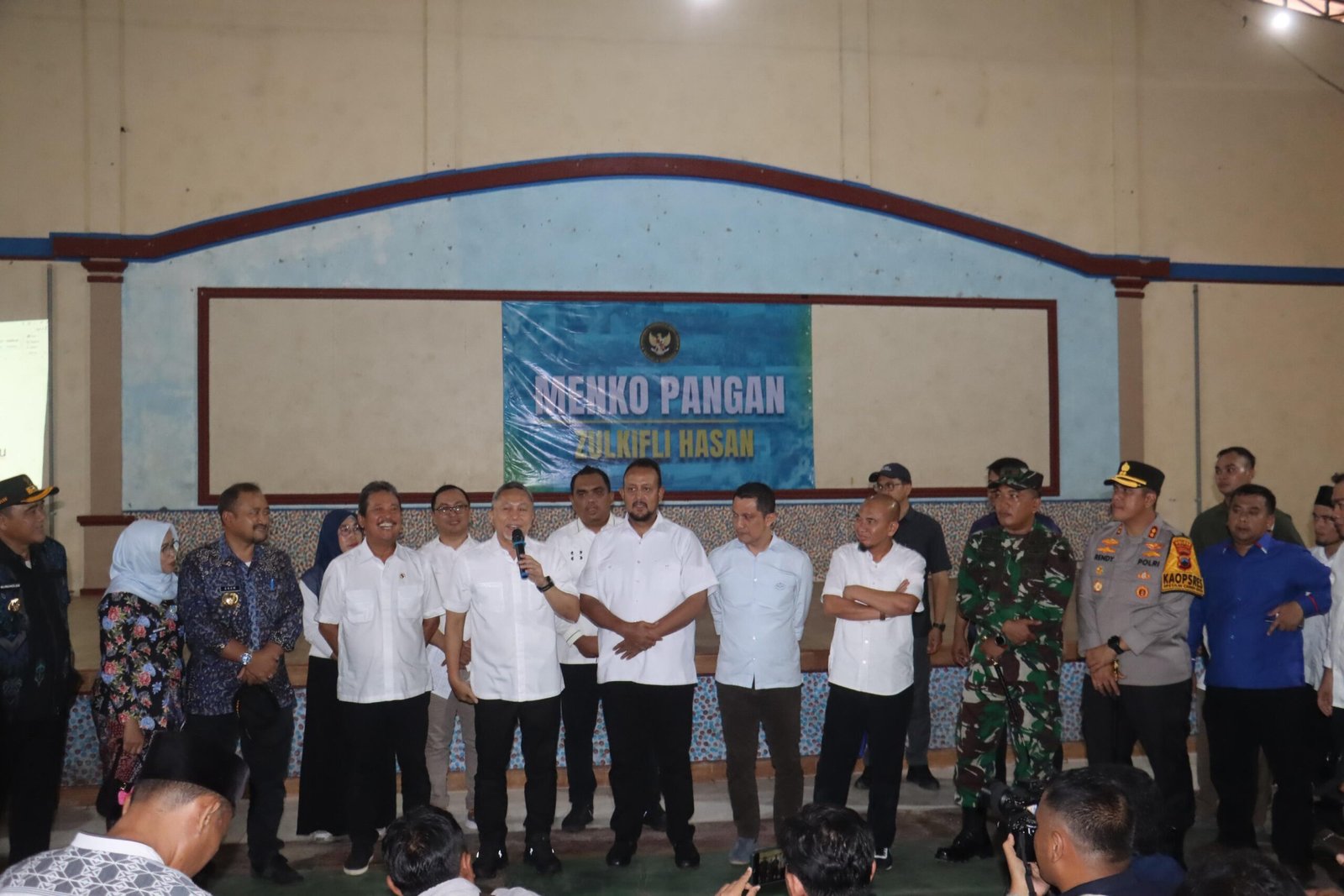 Dandim Pemalang Hadiri Kunjungan Kerja Menko Pangan RI, Menteri KKP dan Menteri LH di Desa Kelangdepok