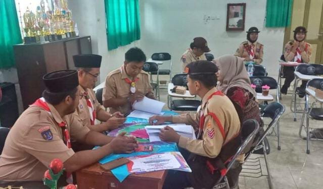 Tim Kwarcab Gunungkidul Verifikasi Penilaian Pramuka Garuda