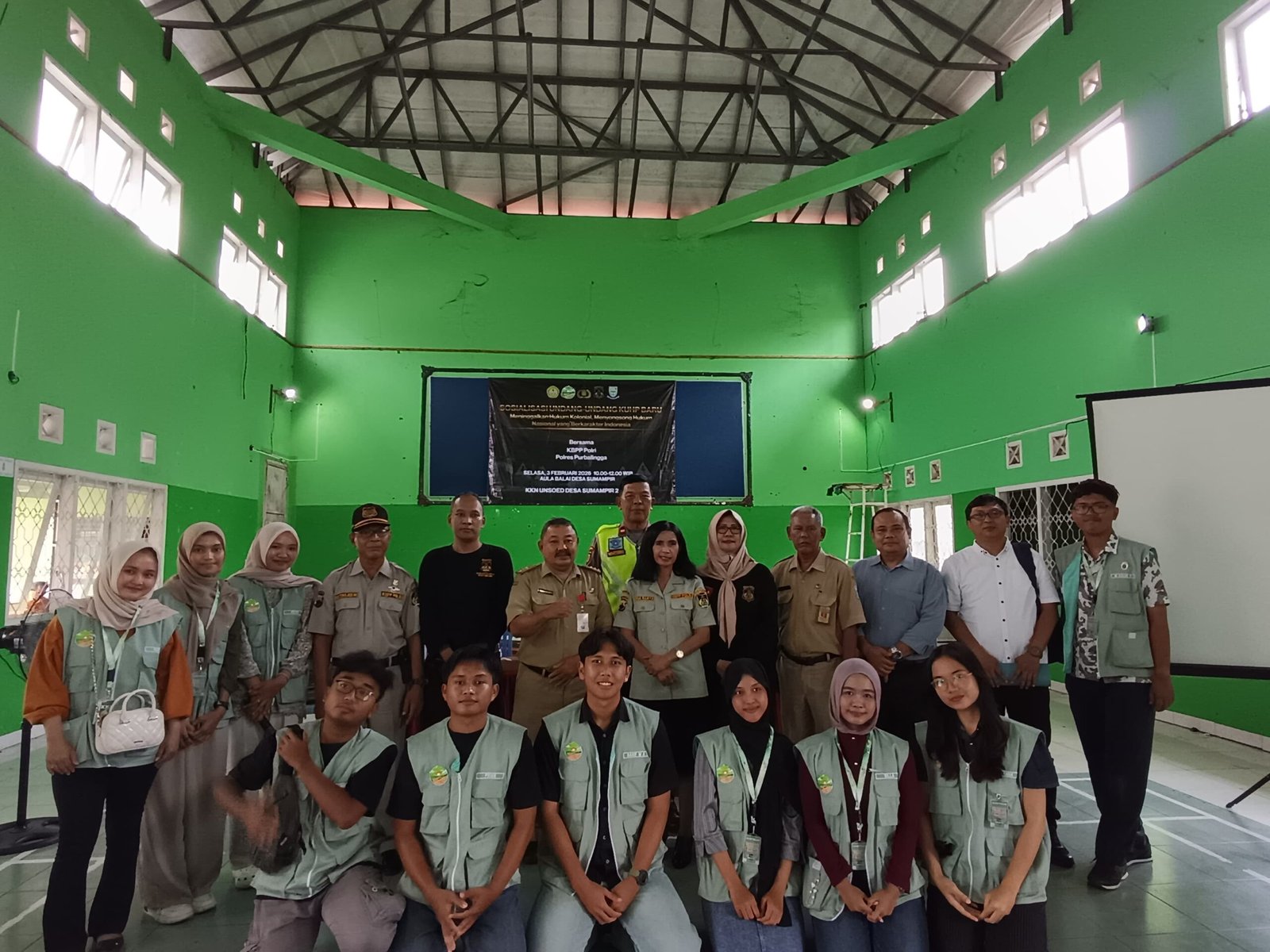 Ketua KBPPP Resor Purbalingga Sebagai Narasumber Sosialisasi Peningkatan Kapasitas Pemahaman Hukum Kepada Mahasiswa KKN Unsoed Dan Perangkat Desa Sumampir