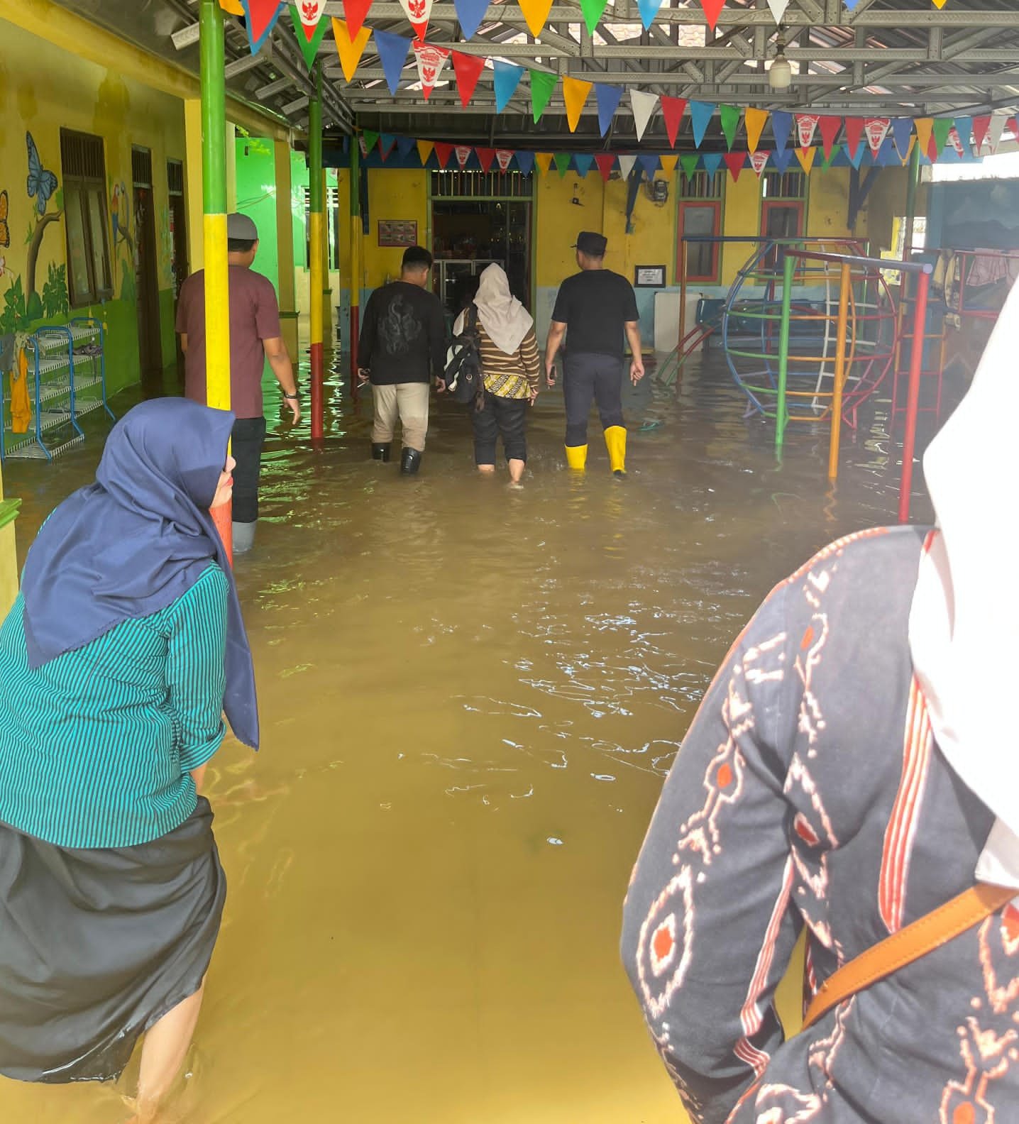 TK Pertiwi Bahari Siwi Widuri Pemalang Kebanjiran Proses Belajar Mengajar Tertunda