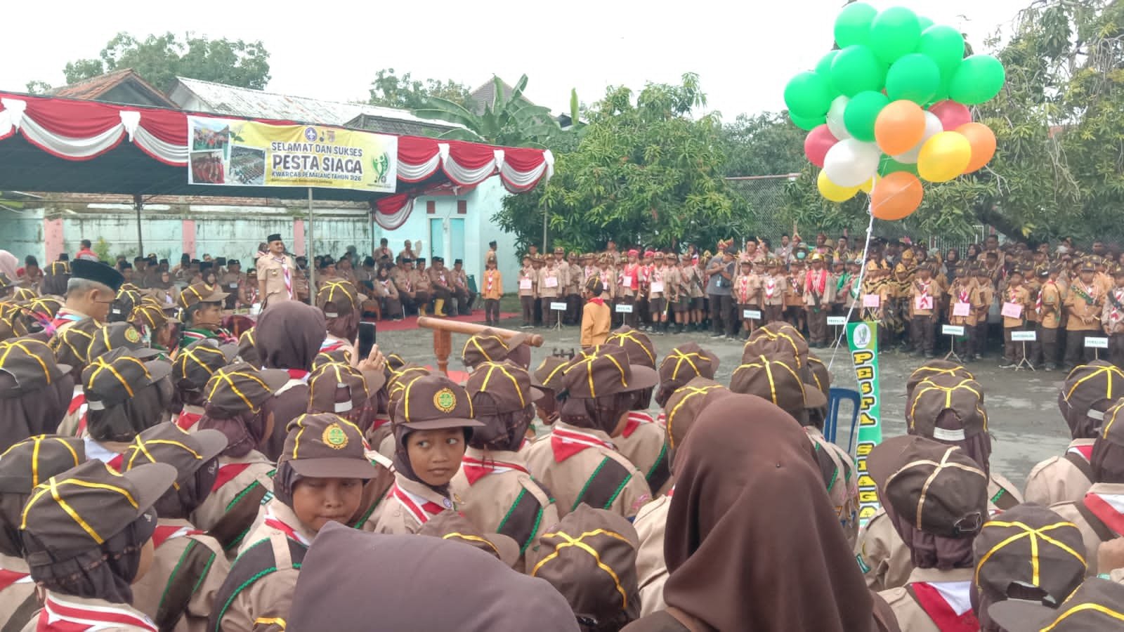 Meriahnya Pesta Siaga Kwarcab Pemalang 2026 Dihadiri dan Diresmikan Bupati Pemalang