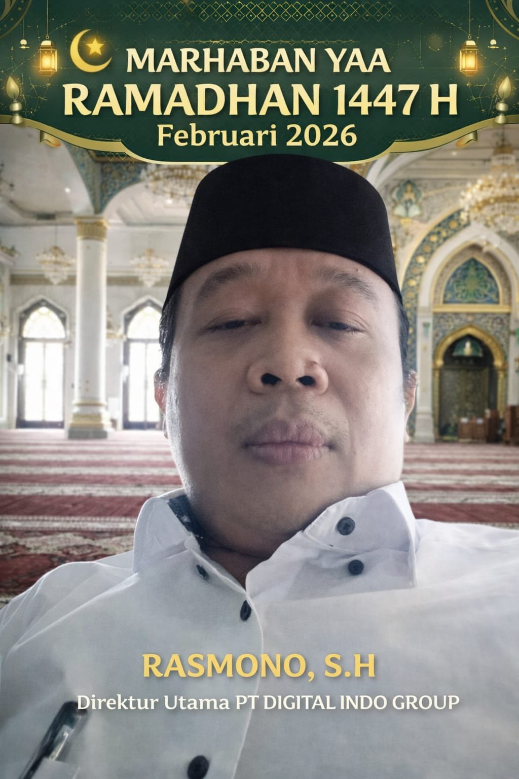 Sambut Ramadhan 1447 H, Dirut PT DIG Rasmono SH Ajak Perkuat Spirit Kebersamaan dan Kepedulian Sosial