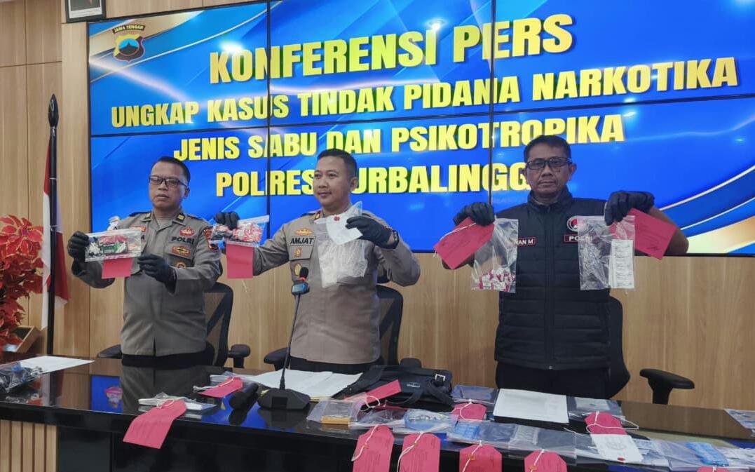 Polres Purbalingga Ungkap Dua Kasus Penyalahgunaan Narkoba