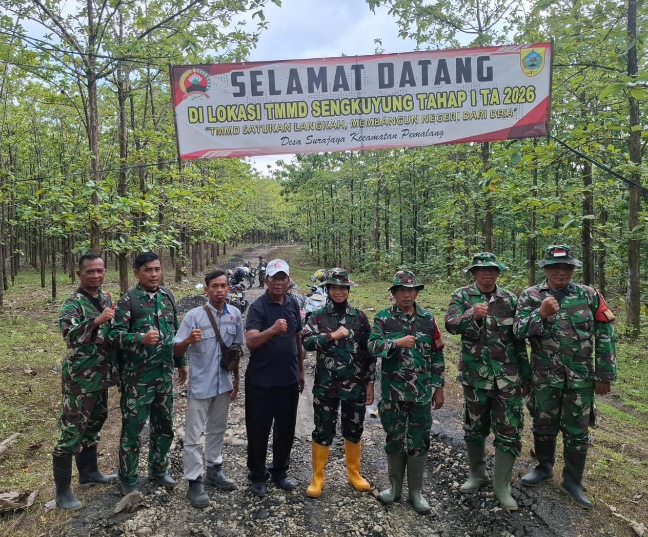 Tim Wasev Korem 071/Wijayakusuma Laksanakan Waslakgiat TMMD Sengkuyung Tahap I TA 2026 Kodim Pemalang
