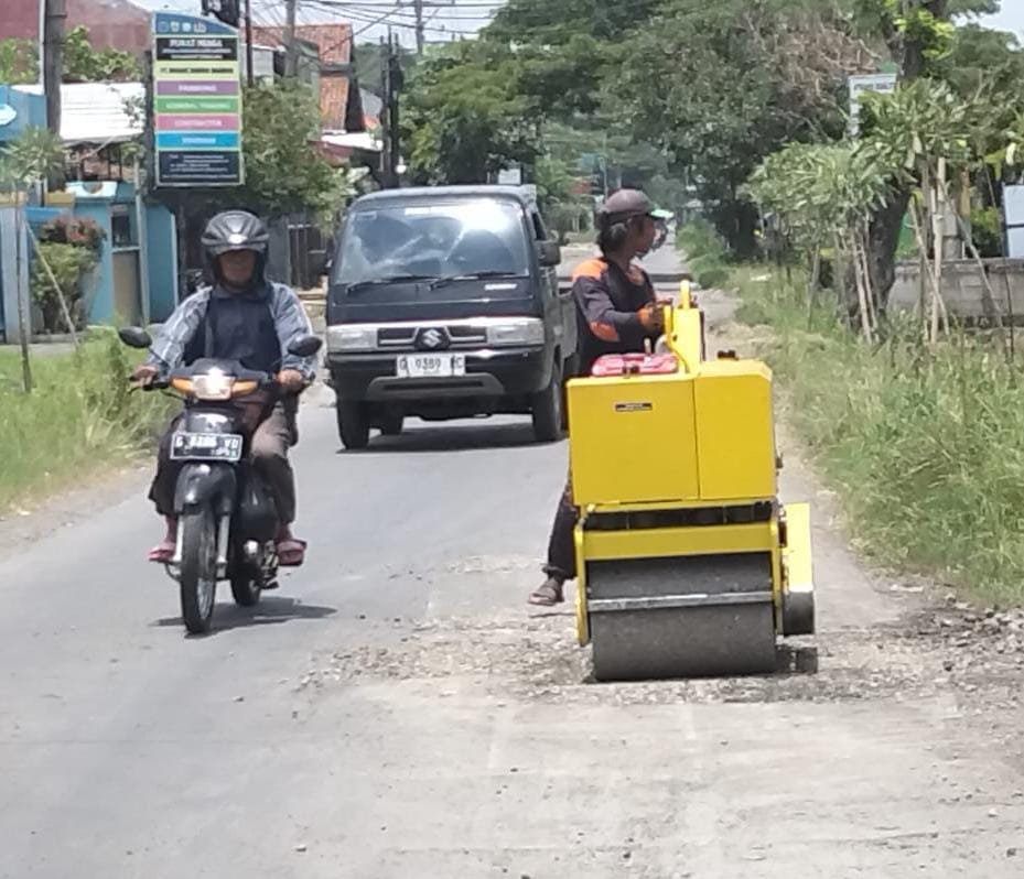 UPJI VI DPU – TR Pemalang Kebut Perbaikan Jalan Berlubang Jelang Hari Raya Idul Fitri 1447 H / 2026 M
