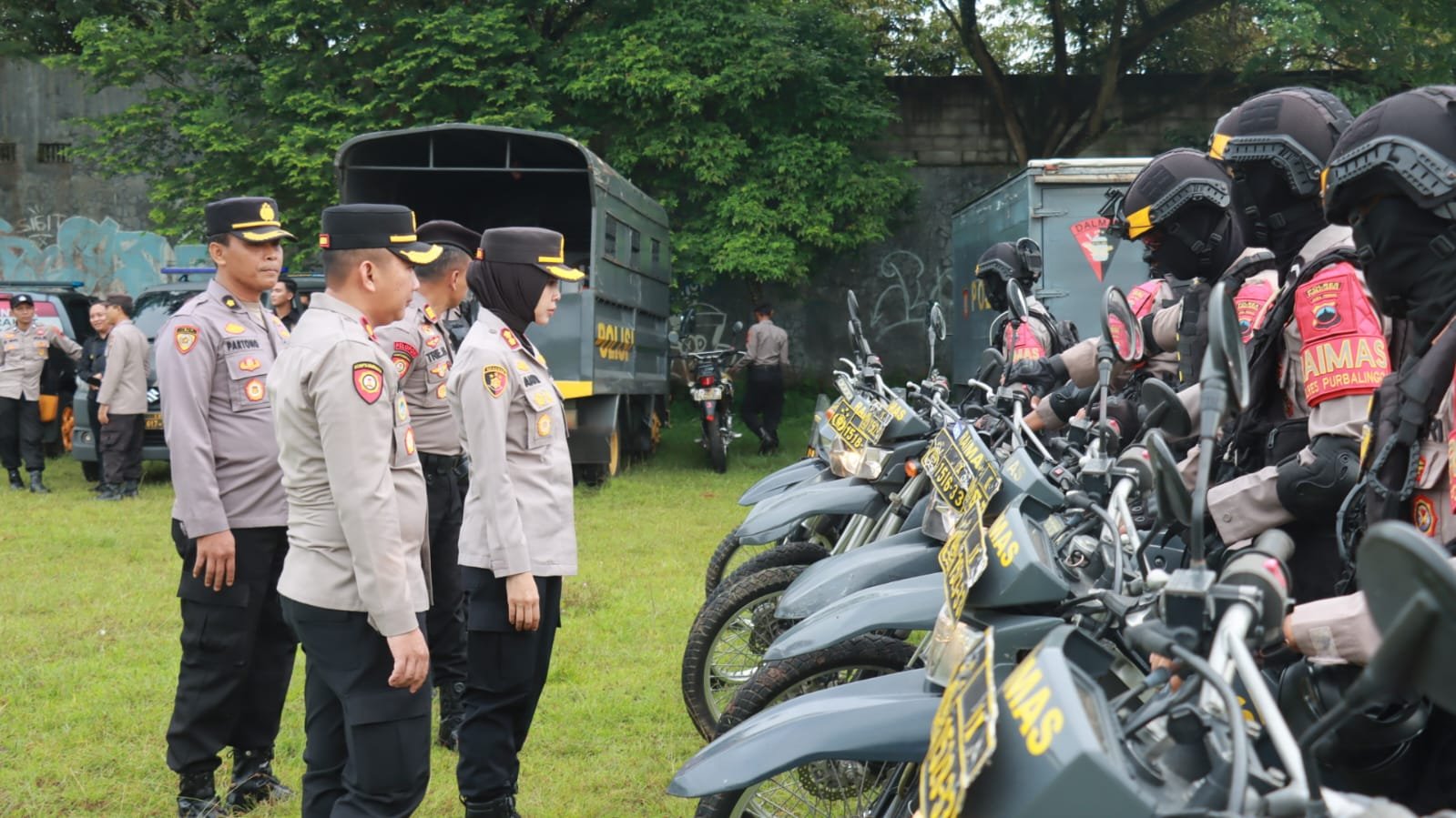Latih Kesiapsiagaan Personel, Polres Purbalingga Gelar Pelatihan Dalmas