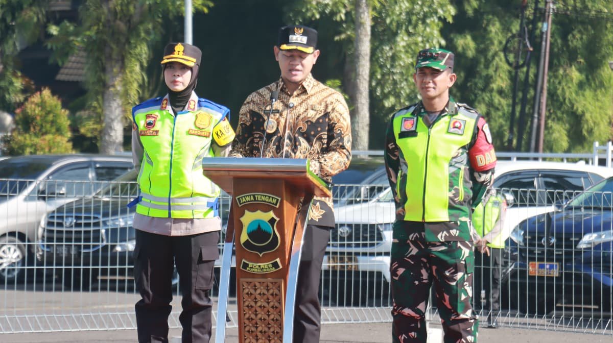 Apel Gelar Pasukan, Polres Purbalingga Siap Amankan Idul Fitri 2026