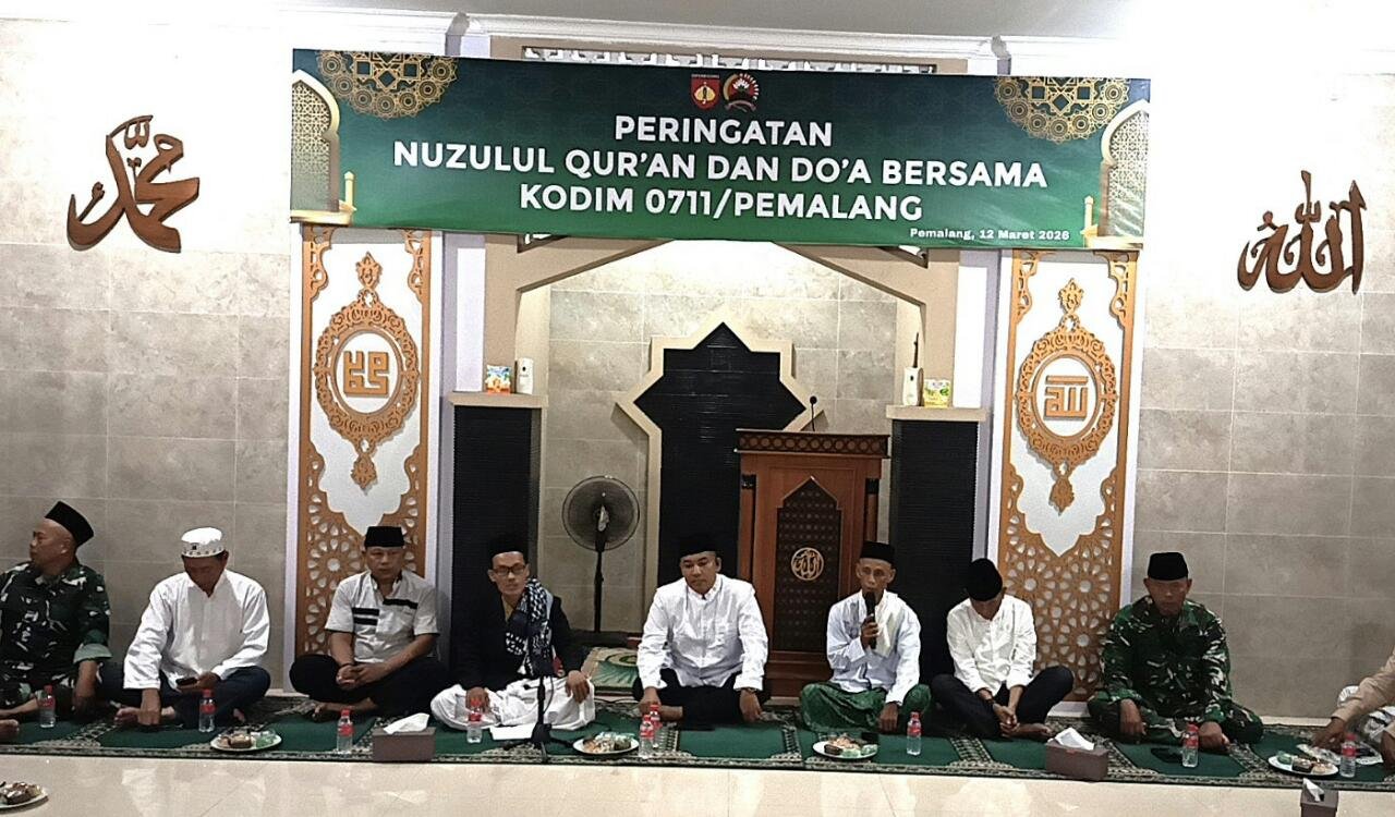 Acara Peringatan Nuzulul Qur’an ‘ an 1447 H / 2026 M Digelar Bertempat di Markas Kodim 0711/Pemalang