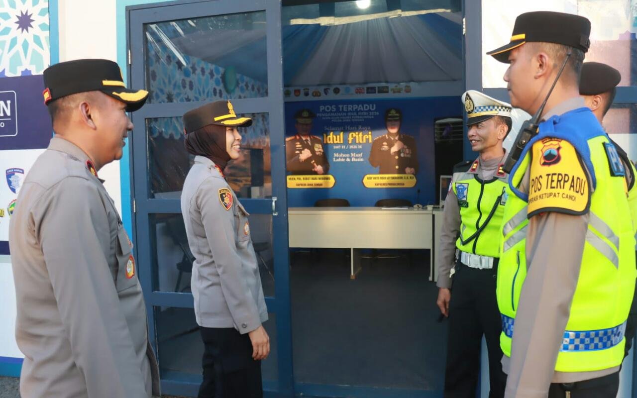 Kapolres Purbalingga Cek Pos Operasi Ketupat Candi 2026