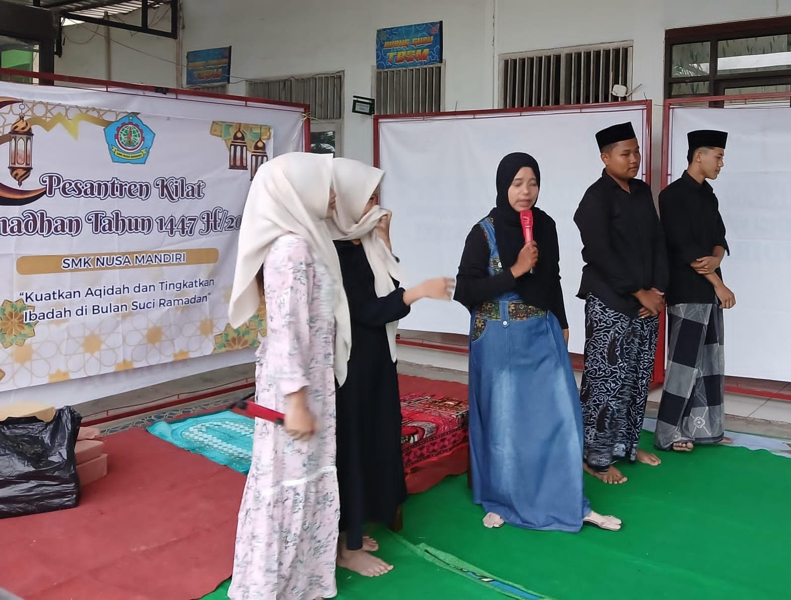 Siswa – Siswi SMK Nusa Mandiri Ampelgading Pemalang Laksanakan Kegiatan Pesantren Ramadan 1447 H / 2026 M