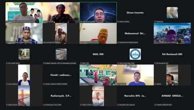 Rapat Daring Kemenag RI Bahas Kesejahteraan dan Profesionalisme Menjadi Program Prioritas Bagi Guru Madrasah