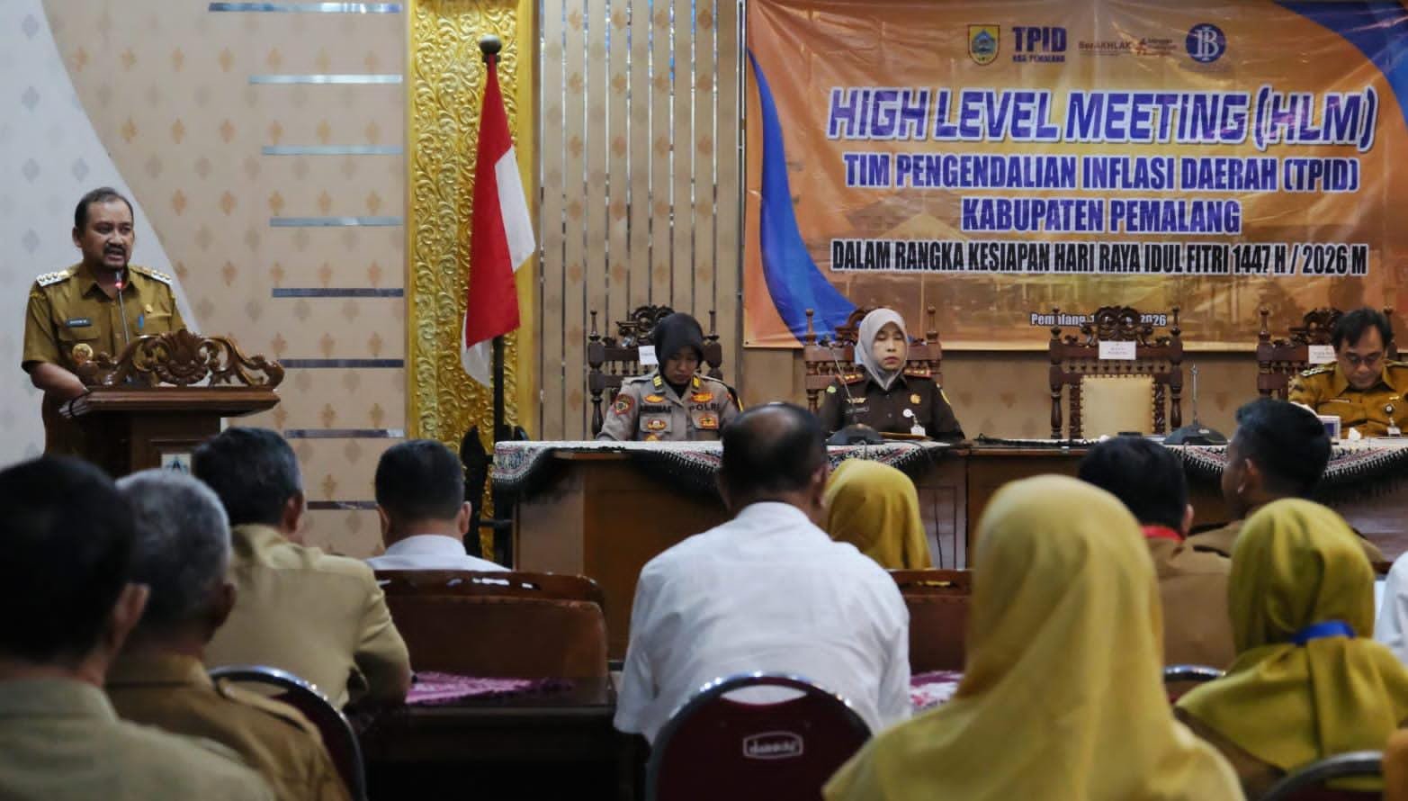 High Level Meeting Pemkab Pemalang Tahun 2036 ” Perkuat Pengendalian Inflasi Jelang Idulfitri 1447 H “