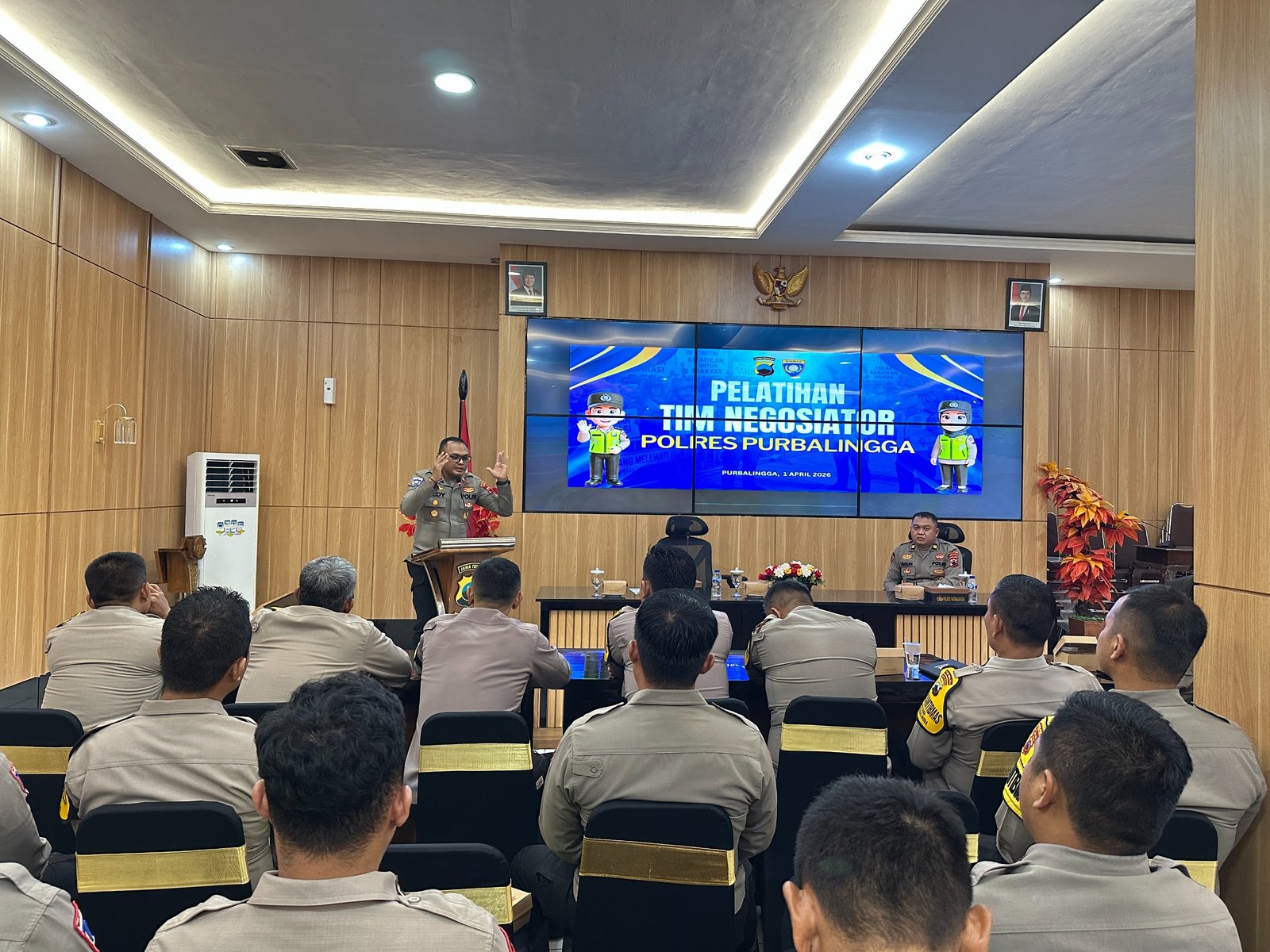 Polres Purbalingga Beri Pelatihan Tim Negosiator