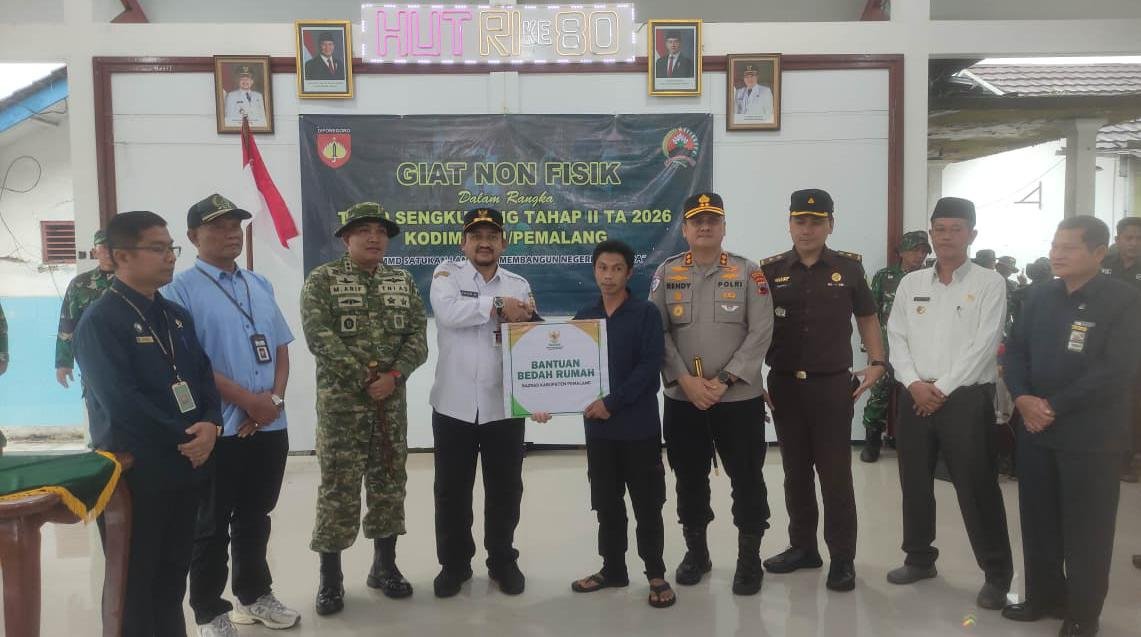Program TMMD Sengkuyung Tahap II Tahun 2026 Resmi Dibuka Anom Widiyantoro Bupati Pemalang Di Desa Klareyan