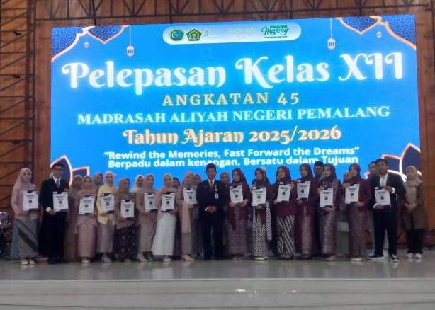 Acara Pelepasan Kelas XII Angkatan 45 MAN Pemalang Tahun Ajaran 2025 / 2026