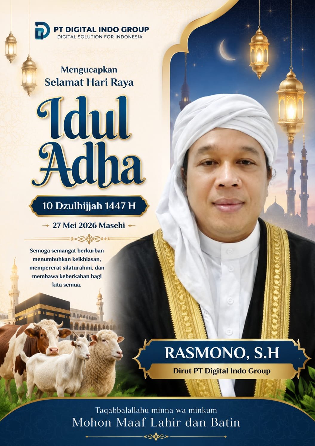 Idul Adha 1447 H Jadi Momentum Perkuat Nilai Kepedulian dan Persaudaraan
