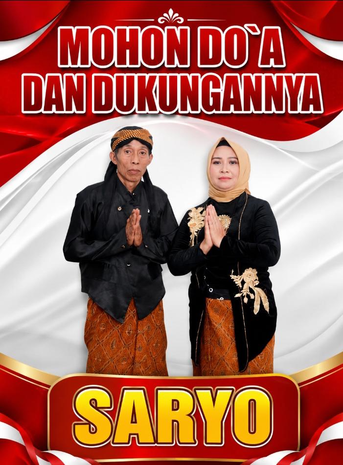 Saryo Kepala Desa Mendelem Pemalang Sang Petahana Maju Pilkades 2026