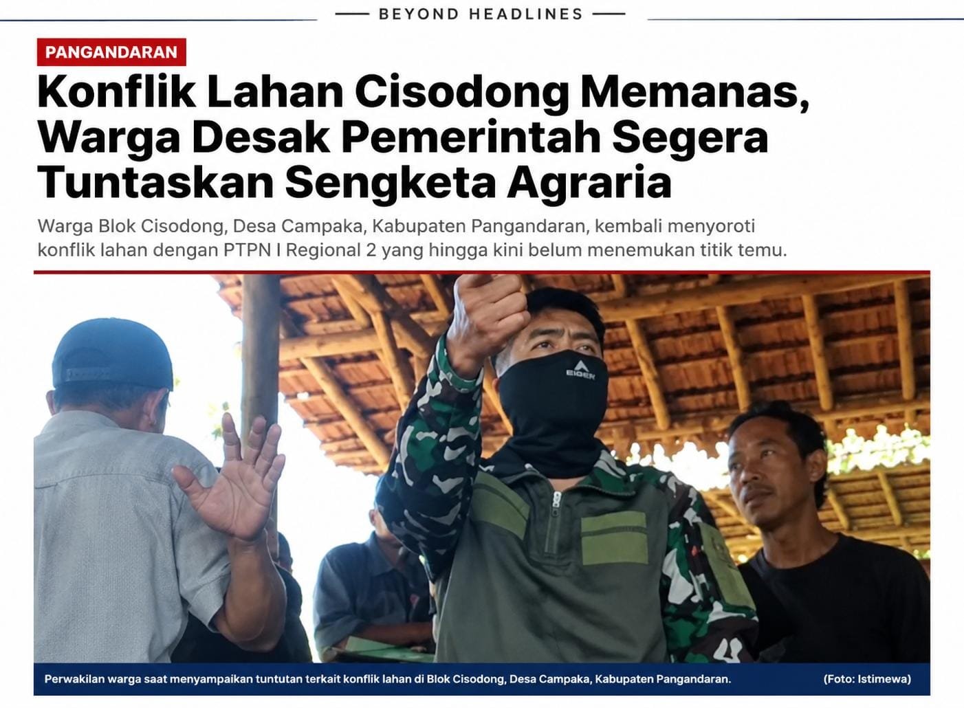Ketegangan Warnai Konflik Agraria di Cisodong, Warga Minta Kepastian Status Lahan